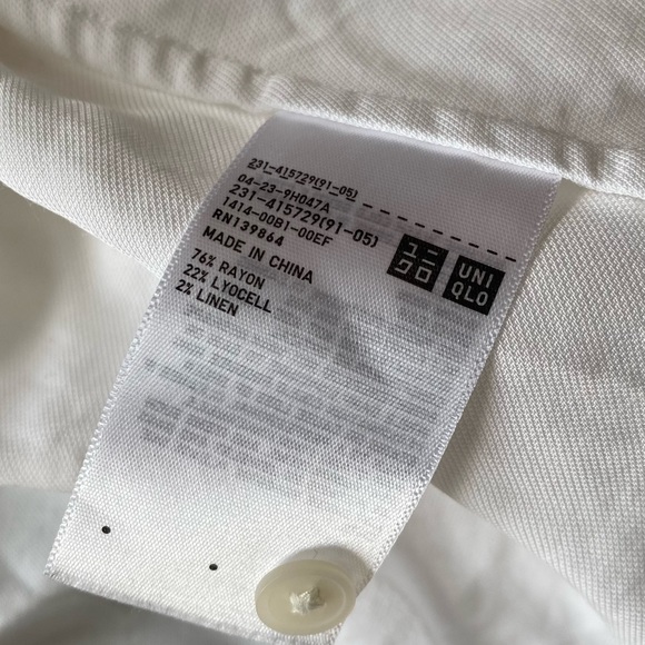 Hana Tajima X UNIQLO button down blouse XS - Picture 4 of 7